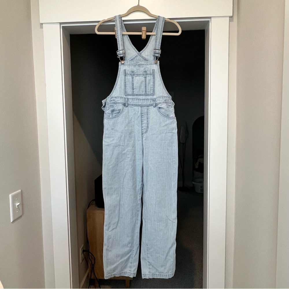 Light Blue Denim Overalls